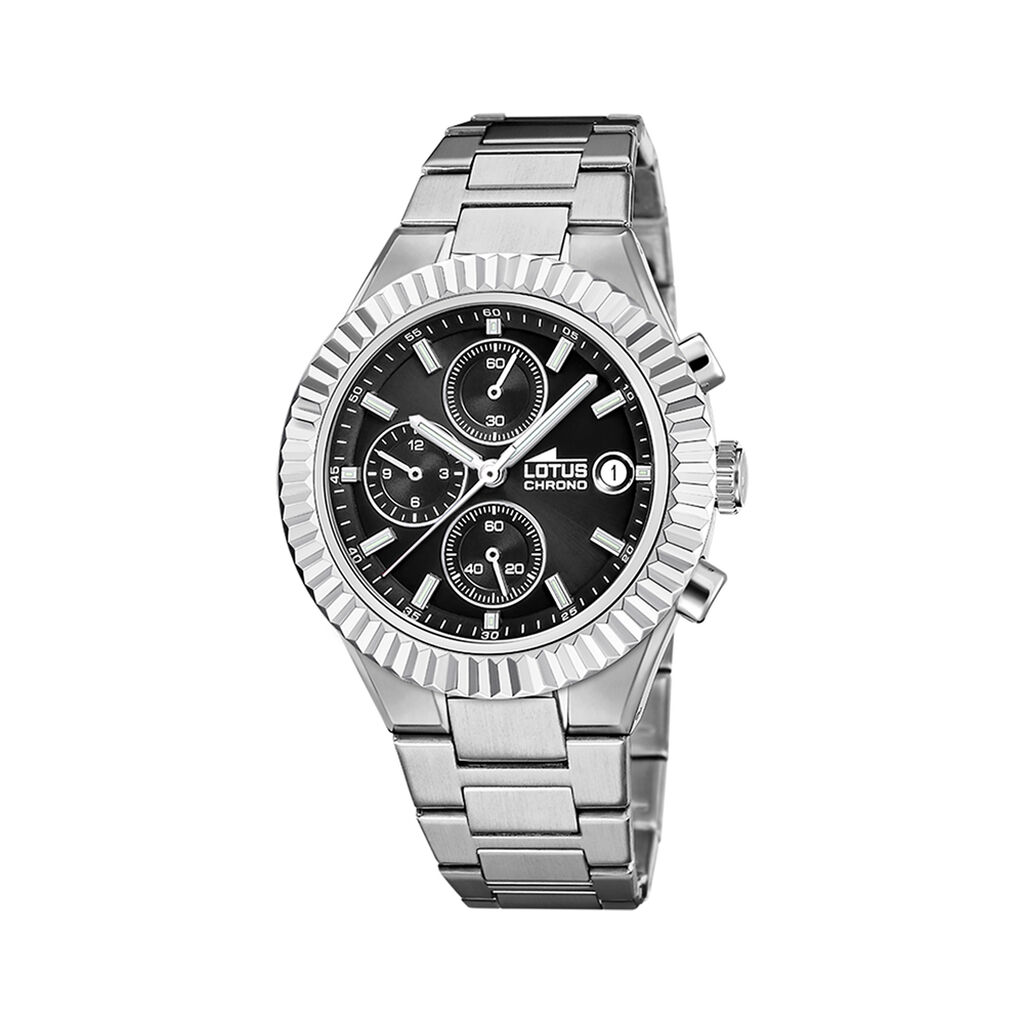 Montre Lotus Freedom Chrono Noir - Montres chronographes Homme | Marc Orian