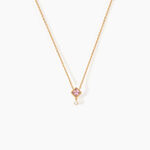 Collier Azel Plaqu&eacute; Or Jaune Oxyde De Zirconium - Colliers avec pierres Femme | Marc Orian