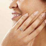 Bague Tiphaine Or Blanc Topaze - Bagues pierres fines Femme | Marc Orian