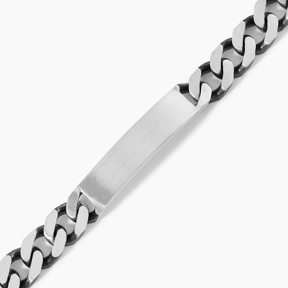 Bracelet Identit&eacute; Casper Argent Gris - Gourmettes Homme | Marc Orian