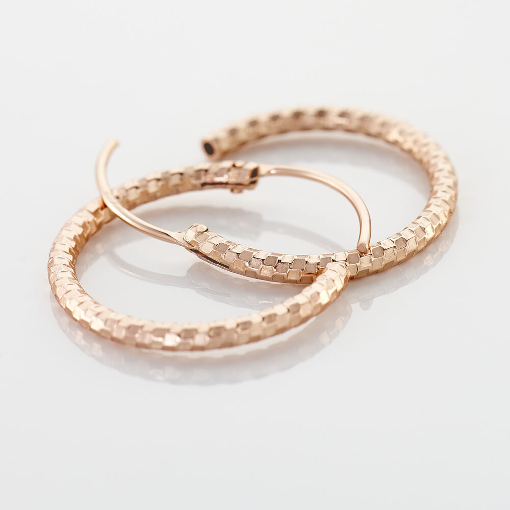 Créoles Argent Rose Agathe - Créoles Femme | Marc Orian