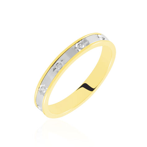 Alliance Madin Ruban Plat Or Bicolore - Alliances duo Unisex | Marc Orian