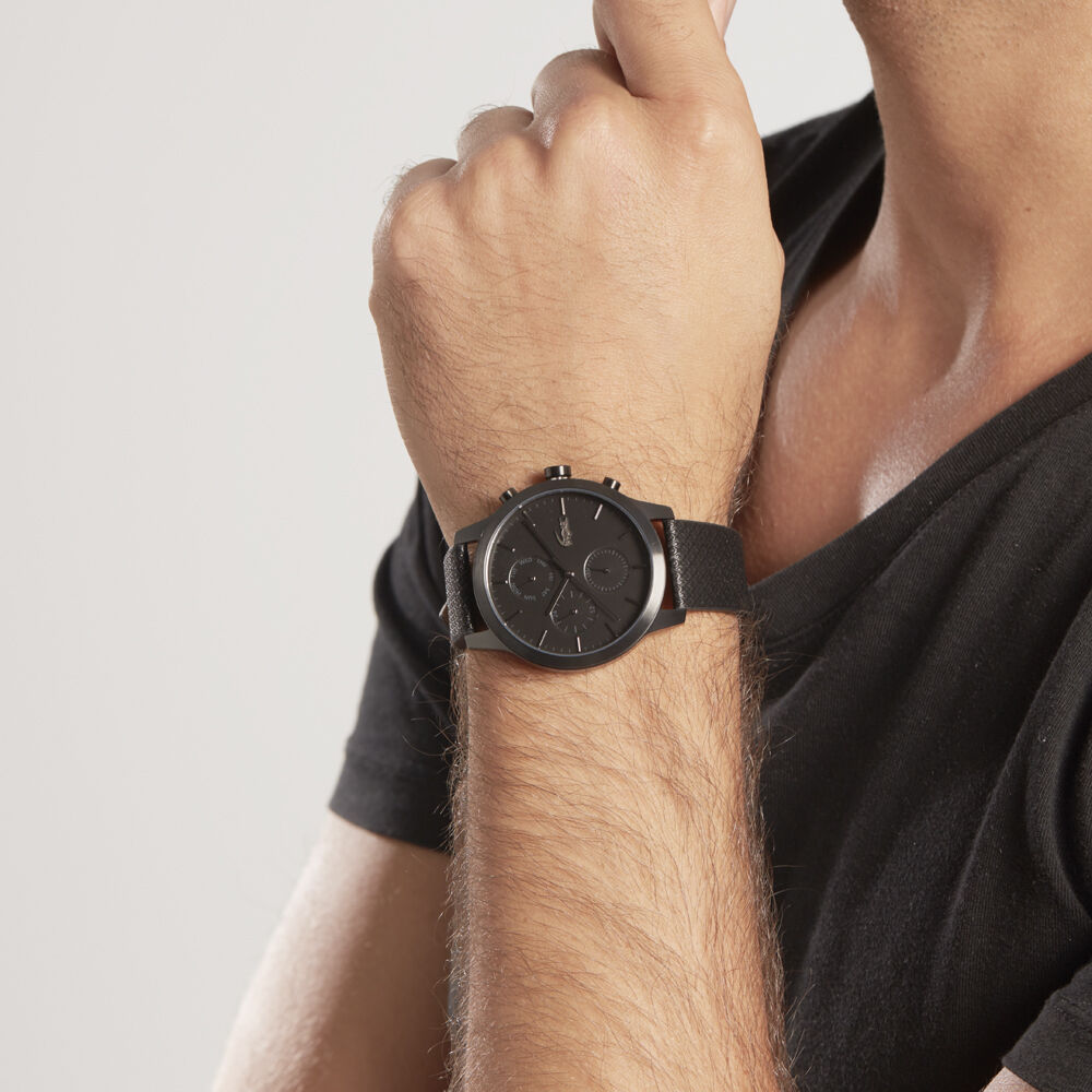 Montre lacoste deals 12.12 noir