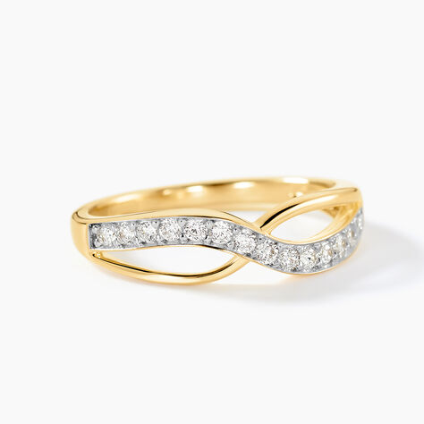 Bague Mounira Or Jaune Oxyde De Zirconium - Bagues avec pierre Femme | Marc Orian