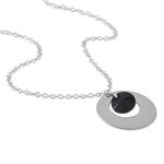 Collier Argent Blanc Pierre De Synthese - Colliers avec pierres Femme | Marc Orian