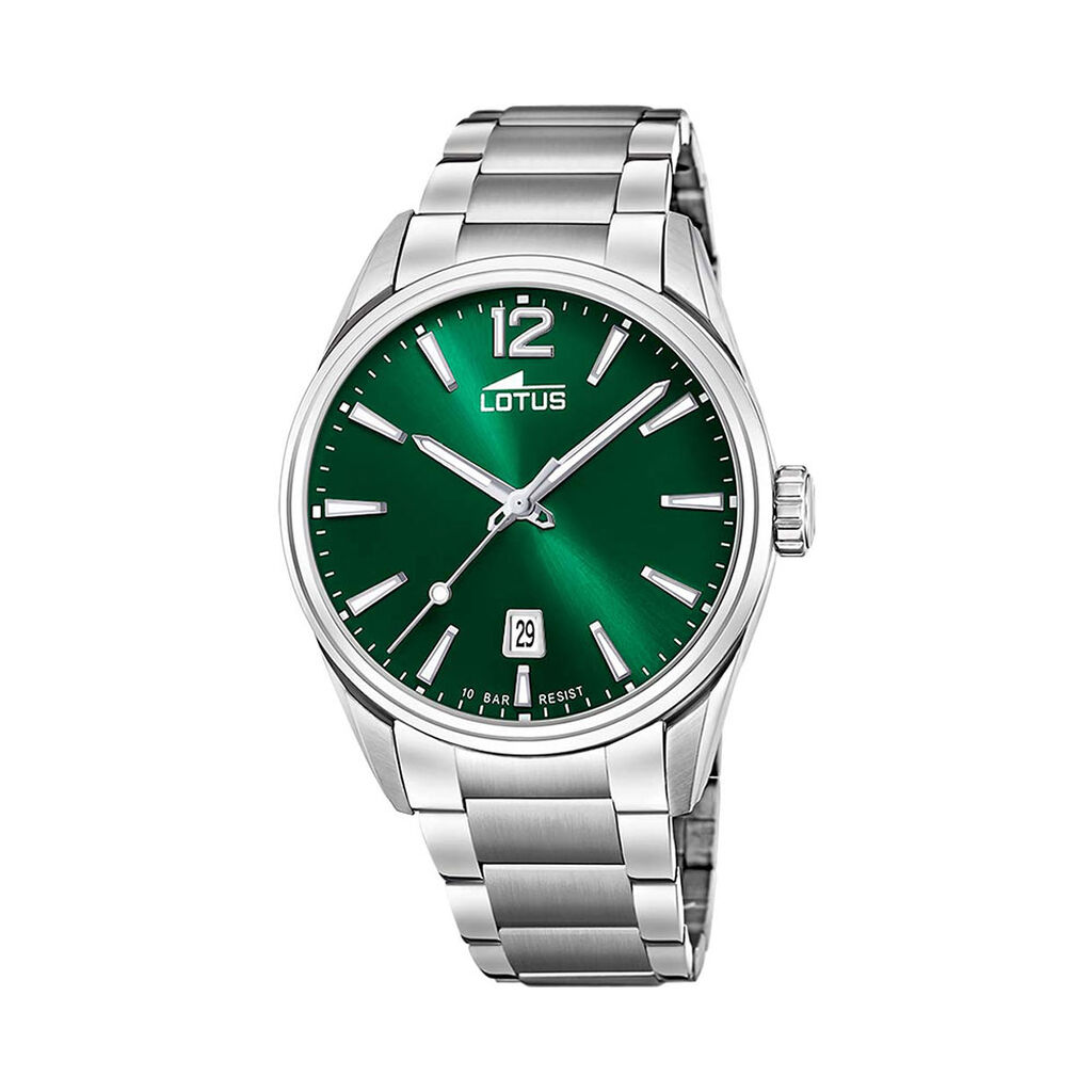 Montre Lotus Minimalist Vert - Montres classiques Homme | Marc Orian
