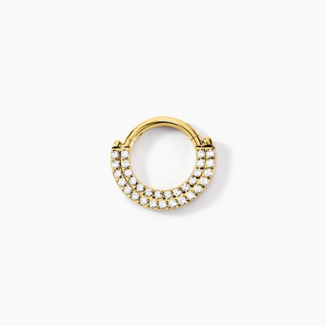 Piercing Septum Bettris Acier Jaune Oxyde De Zirconium - Bijoux fantaisie Femme | Marc Orian