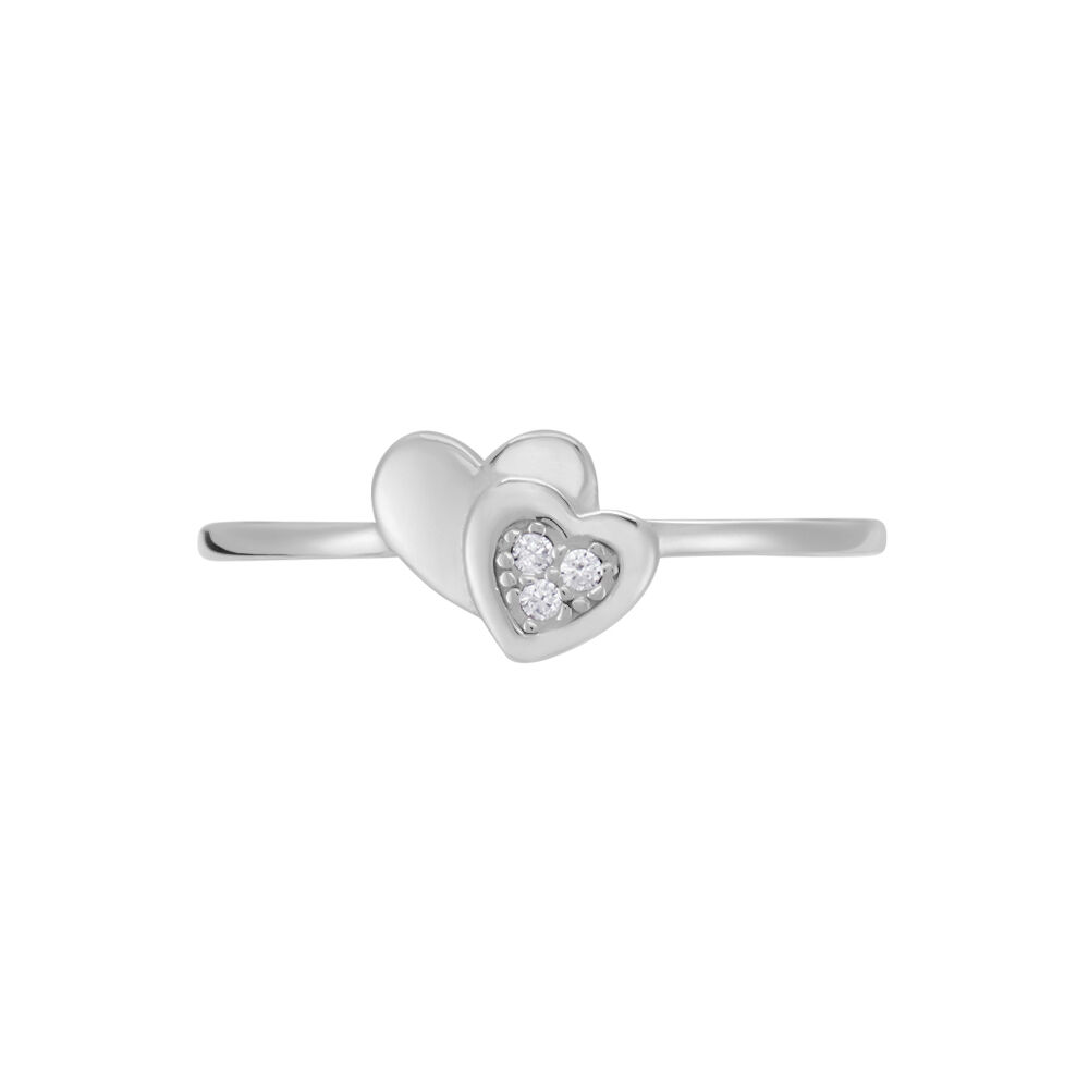 Bague Dounyo Argent Oxyde De Zirconium - Bagues de promesse Femme | Marc Orian
