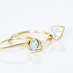 Cr&eacute;oles Marsie Coeur Or Jaune Topaze - Cr&eacute;oles Femme | Marc Orian