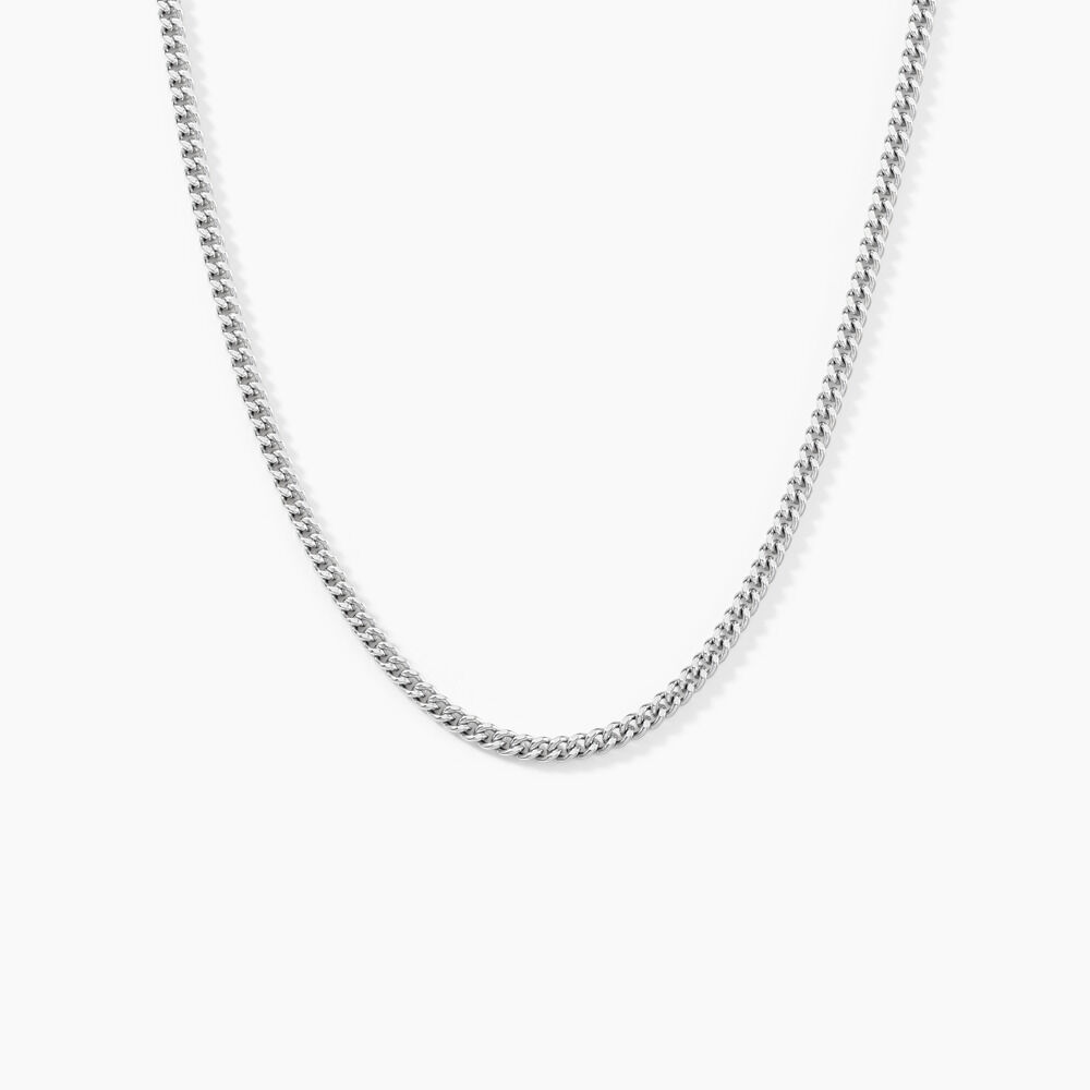 Chaîne Clementine Argent Blanc - Chaines Homme | Marc Orian