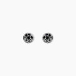 Boucles D'oreilles Puces Teani Or Blanc Diamant - Puces Femme | Marc Orian