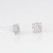 Boucles D'oreilles Puces Artemis Or Blanc Diamant - Puces Femme | Marc Orian
