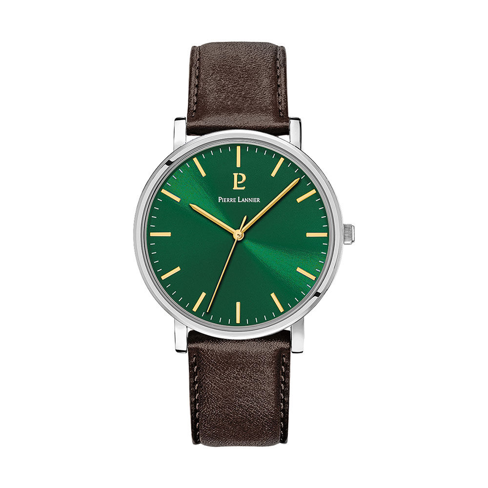 Montre Pierre Lannier Essential Vert - Montres classiques Homme | Marc Orian
