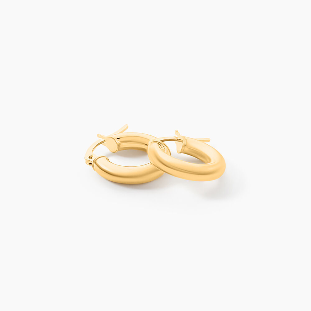 Cr&eacute;oles Ajania Or Jaune - Cr&eacute;oles Femme | Marc Orian