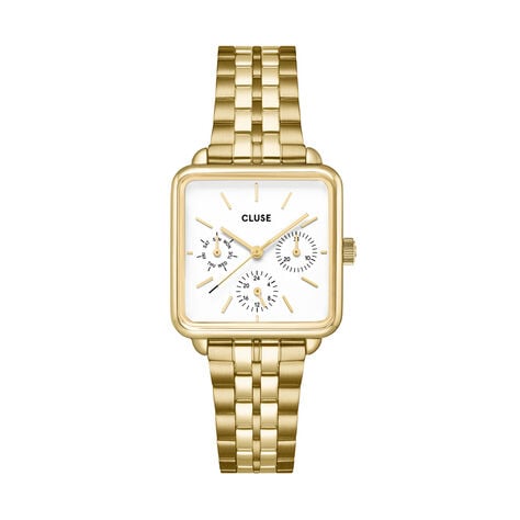 Montre Cluse La T&eacute;tragone Multifunction Blanc - Montres &eacute;tanches Femme | Marc Orian