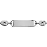 Bracelet Identite Phebus Him Acier Blanc - Gourmettes Homme | Marc Orian