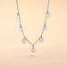 Collier Ragavi Argent Blanc - Colliers fantaisie Femme | Marc Orian