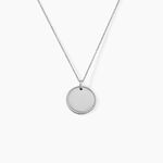 Pendentif Lulu Argent Blanc - M&eacute;dailles et m&eacute;daillons Femme | Marc Orian