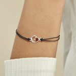 Bracelet Argent Blanc Mialy Ambre - Bracelets cordons Femme | Marc Orian
