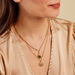 Collier Acier Doré Malachite - Colliers avec pierres Femme | Marc Orian