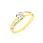 Bague Or Jaune Josane Diamants - Parures de mariage Femme | Marc Orian
