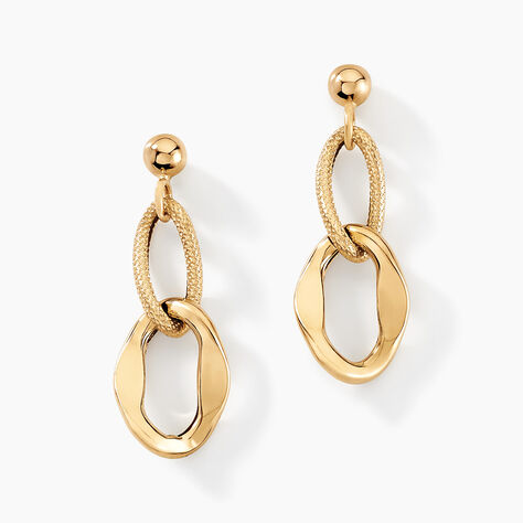 Boucles D'oreilles Pendantes Meallan Or Jaune - Pendantes Femme | Marc Orian