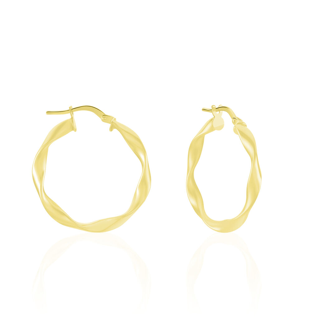 Créoles Falbala Or Jaune - Créoles Femme | Marc Orian