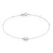 Bracelet Hildana Or Blanc Oxyde De Zirconium - Bracelets chaînes Femme | Marc Orian