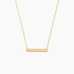 Collier Beavis Or Jaune - Bijoux personnalis&eacute;s Femme | Marc Orian