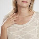 Collier Flavia Argent Blanc - Colliers fantaisie Femme | Marc Orian