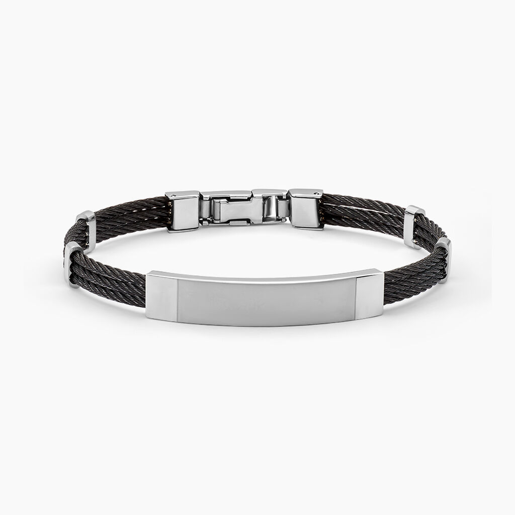 Bracelet Raphael Acier Blanc - Gourmettes Homme | Marc Orian