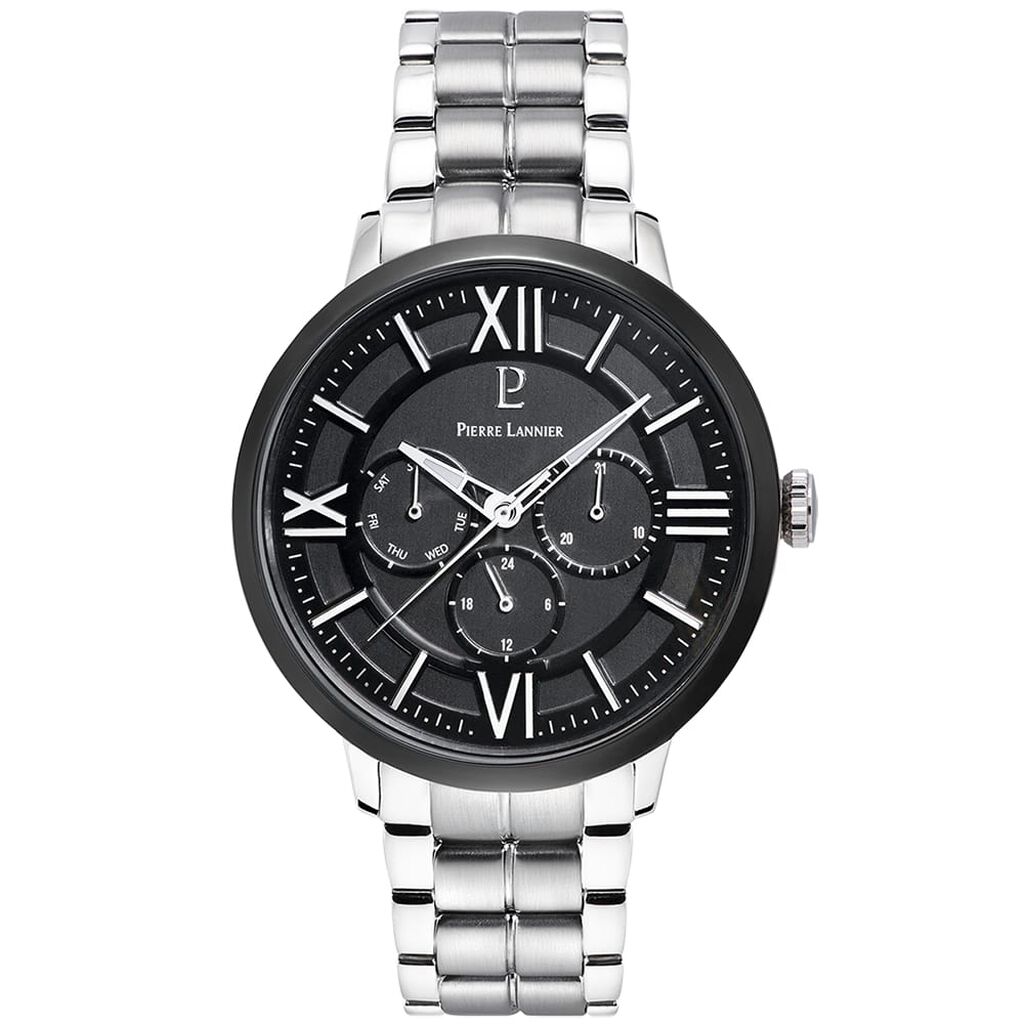Montre Pierre Lannier Collection Beaucour Noir - Montres étanches Homme | Marc Orian