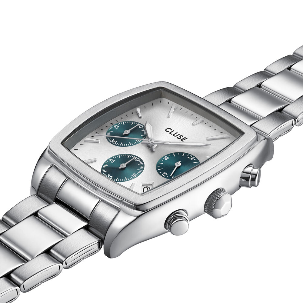 Montre Cluse Quartaut Chrono Argenté - Montres étanches Homme | Marc Orian