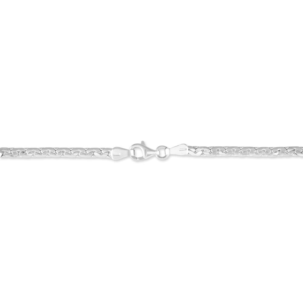 Bracelet Ivy Maille Haricot Or Blanc - Bracelets mailles Femme | Marc Orian