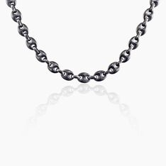 Collier Phebus Him Acier Blanc - Bracelets mailles Homme | Marc Orian
