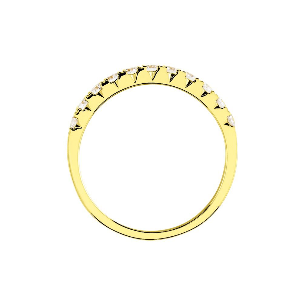 Alliance Pristina Or Jaune Diamant - Alliances avec pierres Femme | Marc Orian
