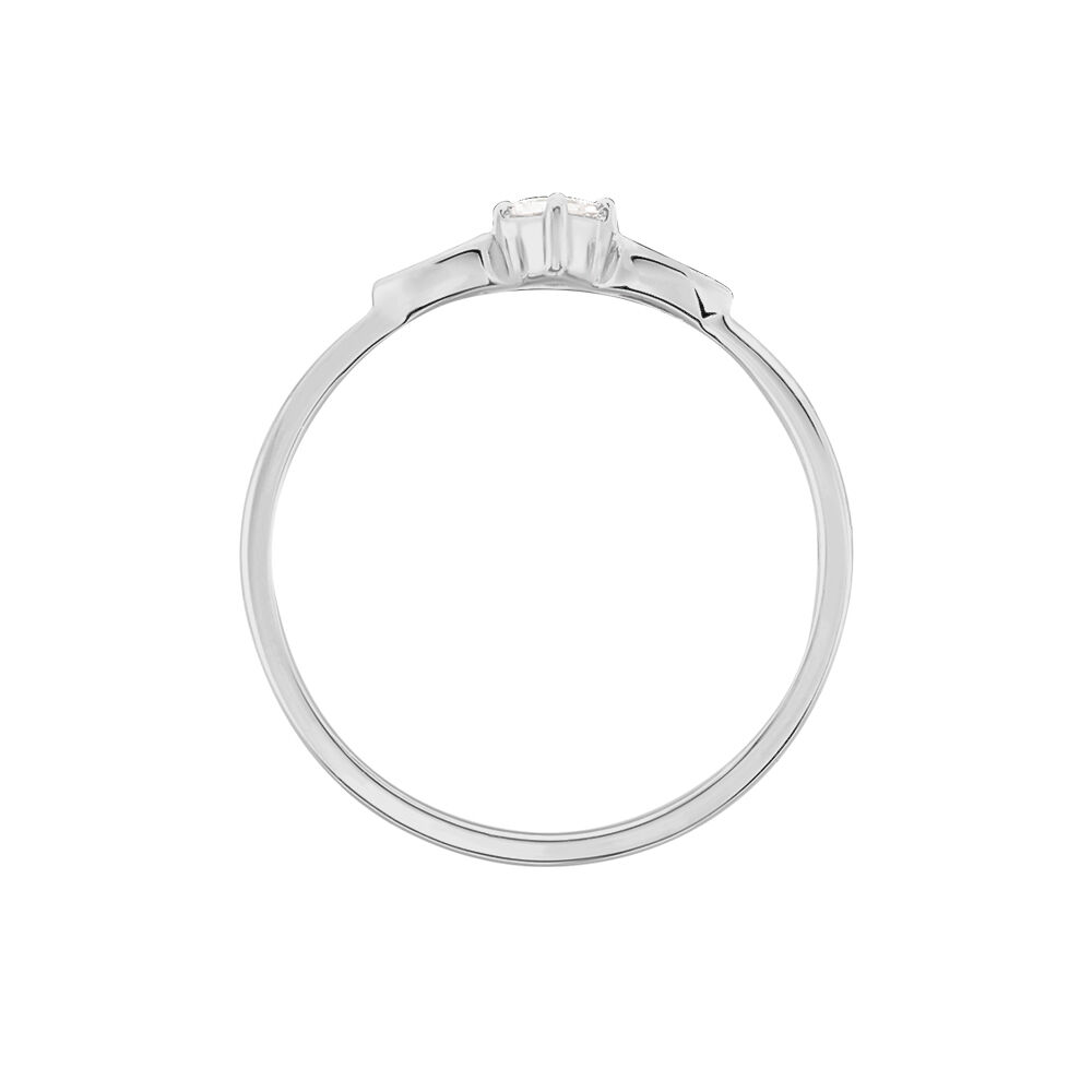 Bague Solitaire Alwyn Or Blanc Diamant - Solitaires Femme | Marc Orian