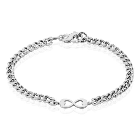 Bracelet Pao Argent Blanc - Bracelets chaînes Femme | Marc Orian