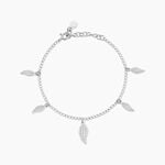 Bracelet Fabia Argent Blanc - Bracelets fantaisie Femme | Marc Orian