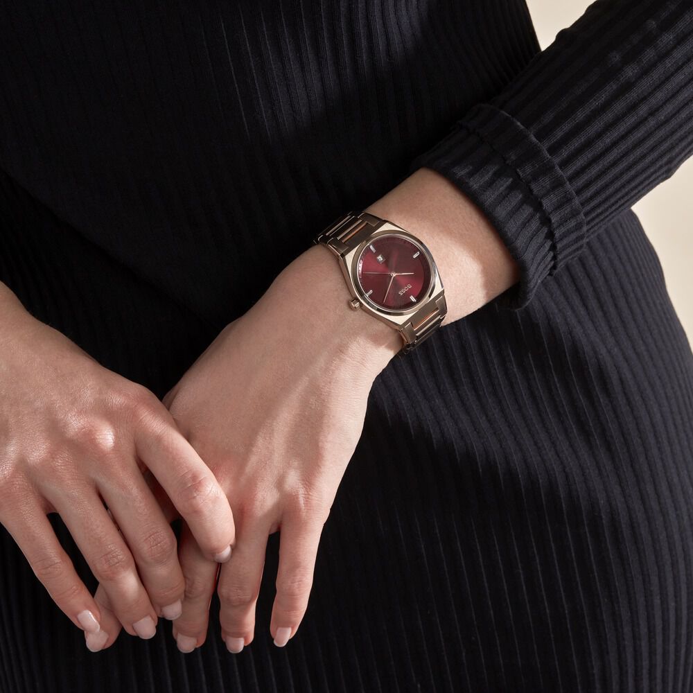 Montre hugo shop boss rouge