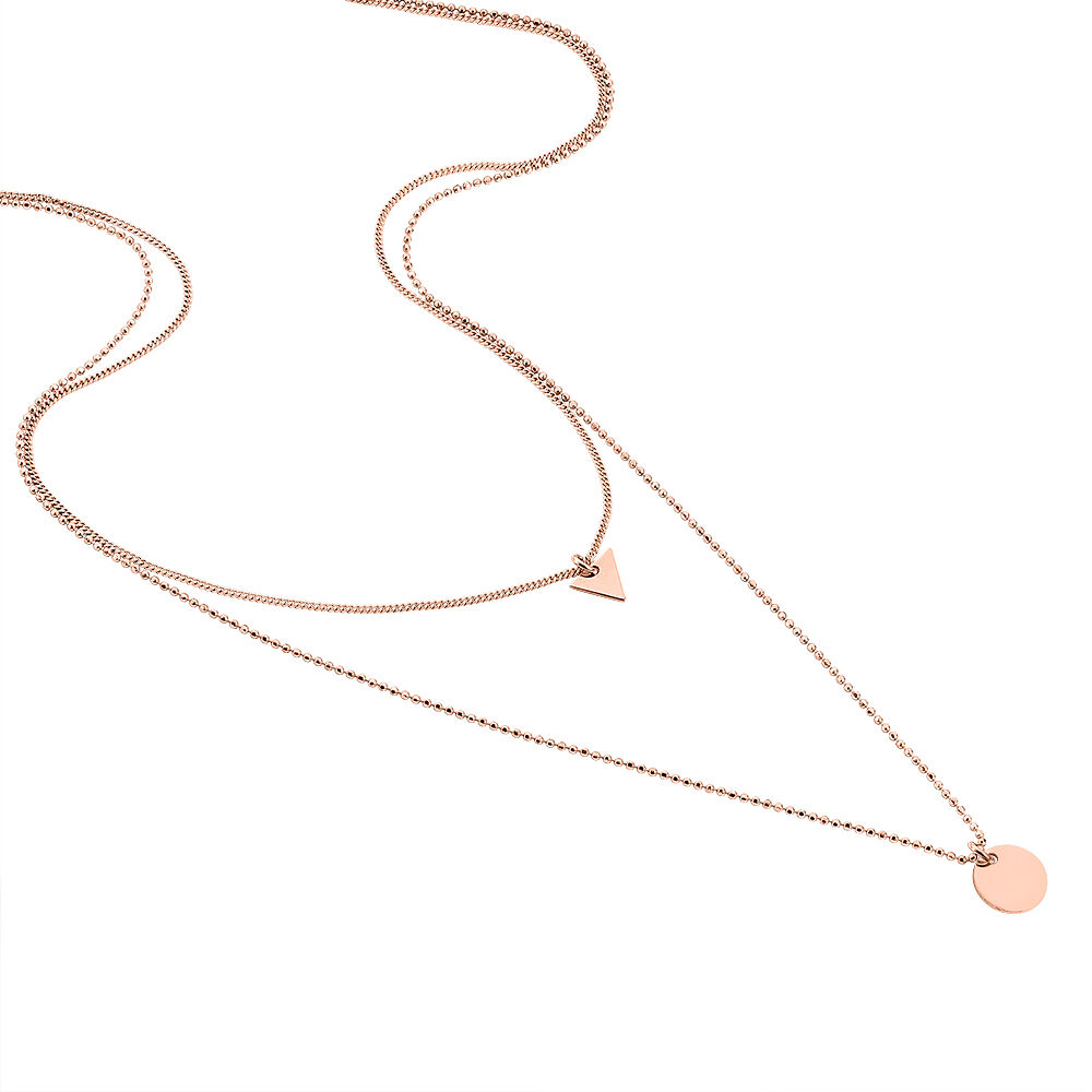 Collier Daina Argent Rose - Colliers multirangs Femme | Marc Orian