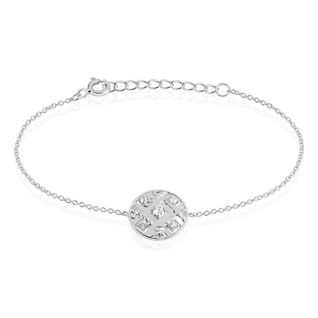 Bracelet Argent Herbert Oxydes De Zirconium - Bracelets Medailles Femme | Marc Orian