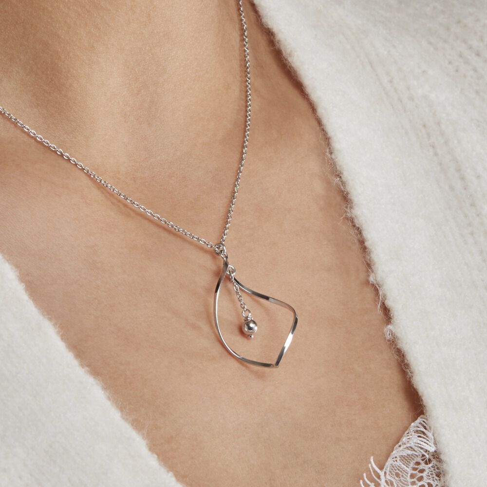 Collier Melaine Argent Blanc - Colliers Femme | Marc Orian