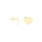Boucles D'oreilles Puces Onelia Or Jaune - Puces Femme | Marc Orian