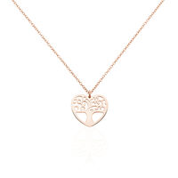 Collier Tyfen Argent Rose