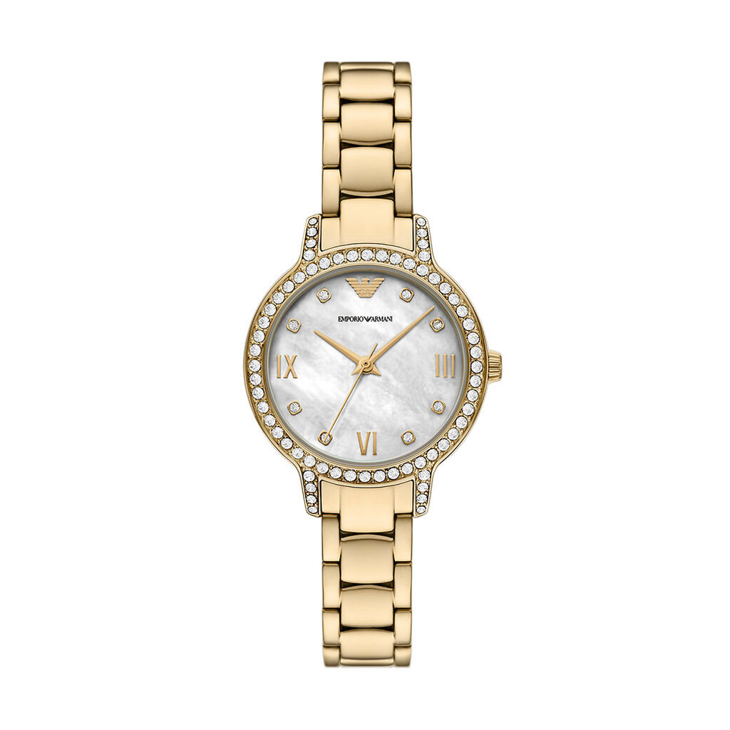 Montre Emporio Armani Nacre Blanche - Montres étanches Femme | Marc Orian