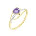 Bague Silucia Or Jaune Amethyste Et Oxyde De Zirconium - Bagues pierres fines Femme | Marc Orian