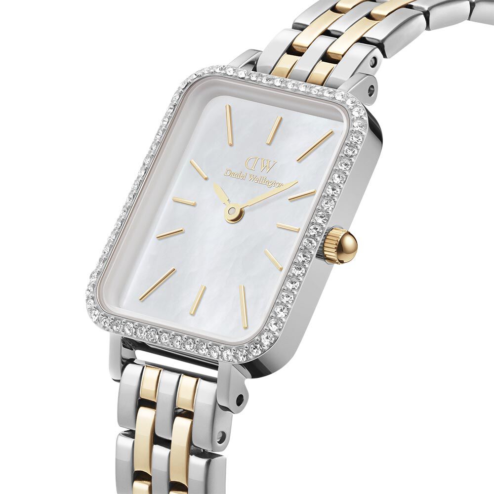 Montre Daniel Wellington Quadro Nacre Blanche - Montres étanches Femme | Marc Orian
