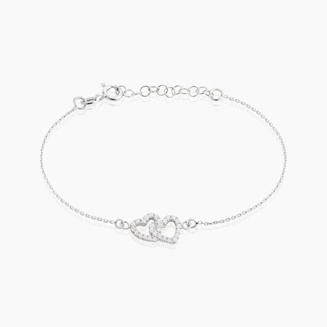 Bracelet Mona Argent Blanc Oxyde De Zirconium - Bracelets chaînes Femme | Marc Orian