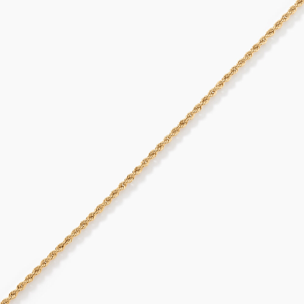 Bracelet Jerry Maille Corde Or Jaune - Bracelets mailles Femme | Marc Orian